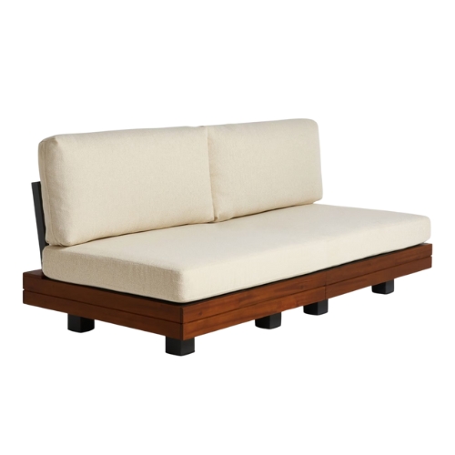 MADE.COM, Avarna Garden 2 Seater Sofa in Off White Boucle