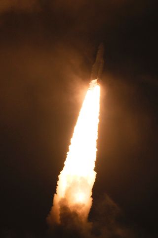Liftoff of Ariane 5 VA205 Rocket with ATV-3
