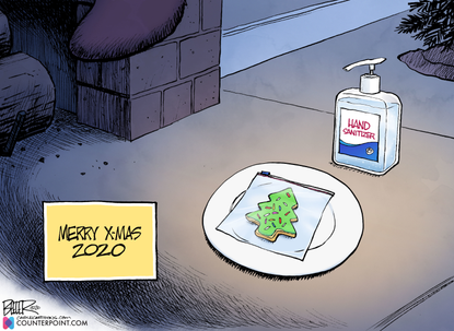 Editorial Cartoon U.S. COVID Christmas
