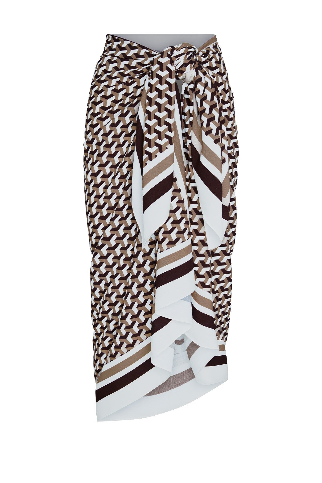 Marina Piccola Sarong - Husk Geo - Husk Geo / O/s