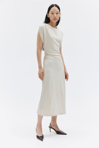 Boat-Neck Jersey Dress