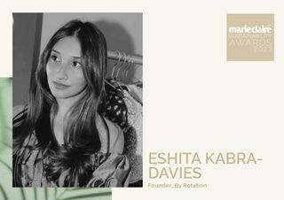 Eshita Kabra-Davies Marie Claire UK Sustainability awards 2023 judge