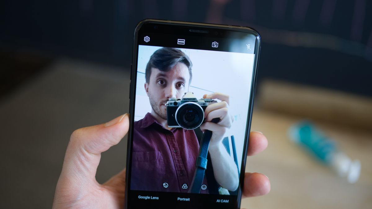 We're seeing big improvements here in selfie mode