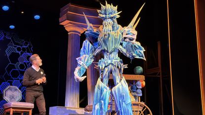 Ice Titan Disney Hercules aboard the Disney Destiny