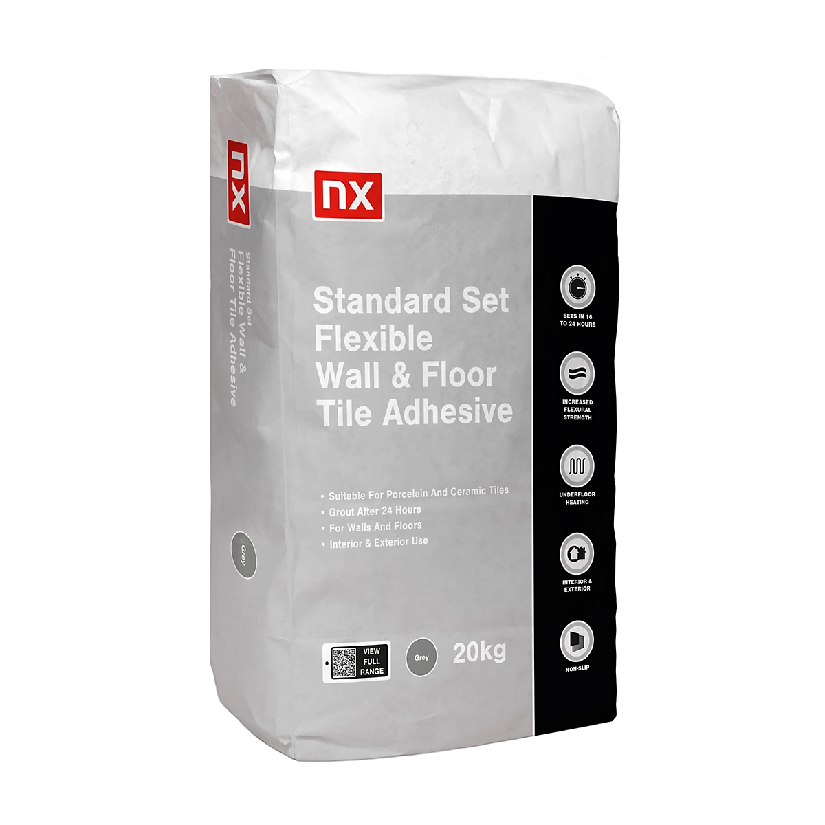 NX Flexible Standard Set Grey Tile Adhesive