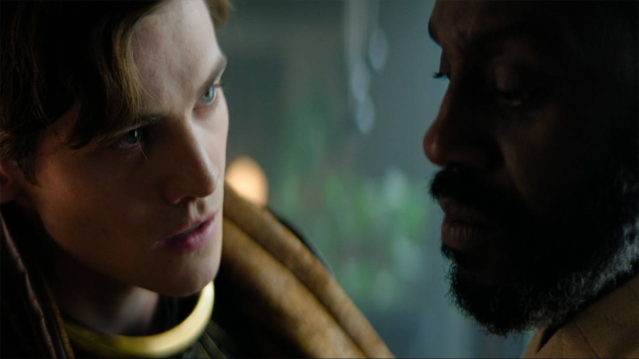 Dawn confronting Tarisk in Foundation season 3 episode 5