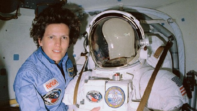 Kathy Sullivan, the first American woman to go on a spacewalk.
