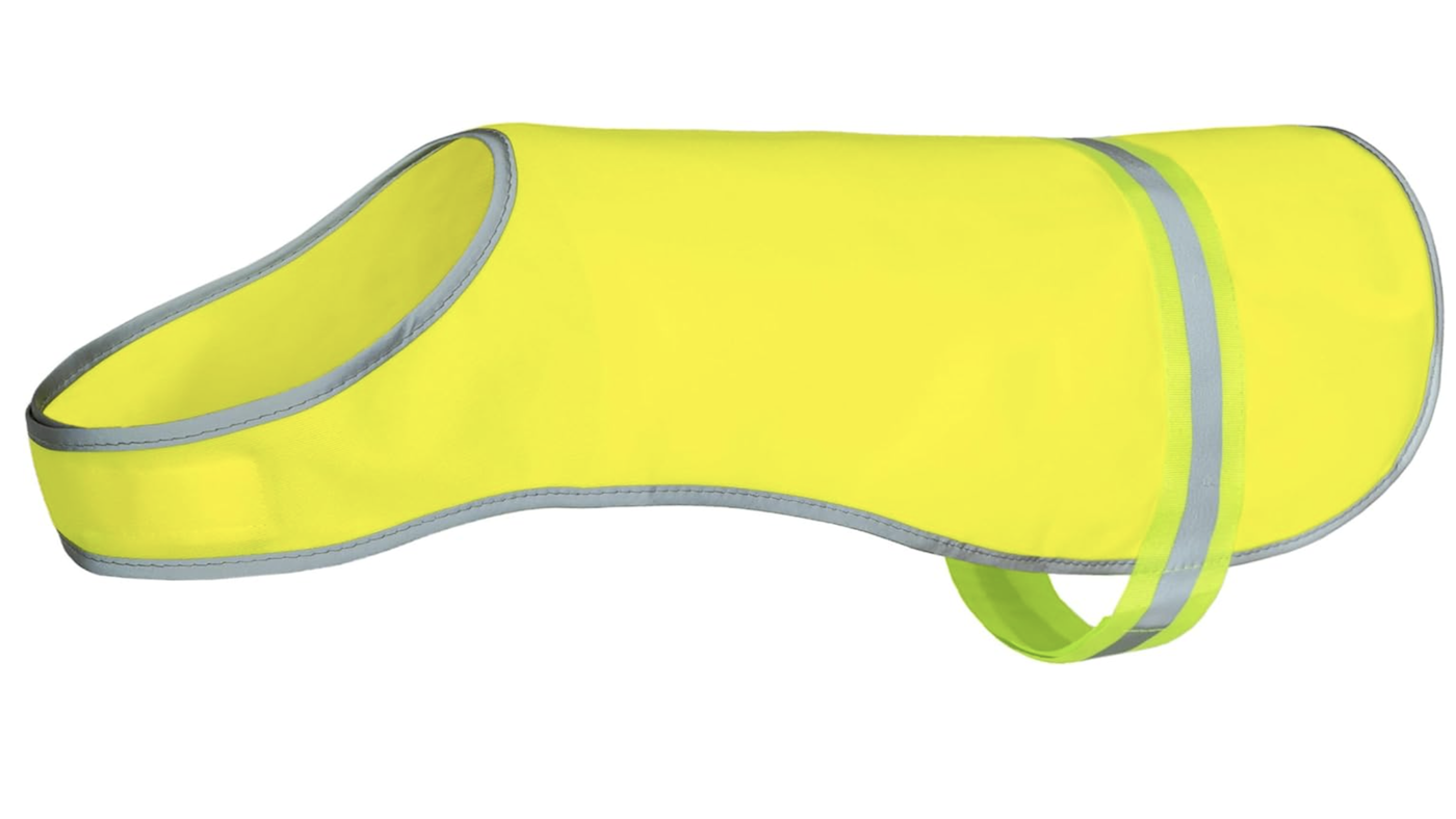 My Furry Friend yellow high vis dog coat