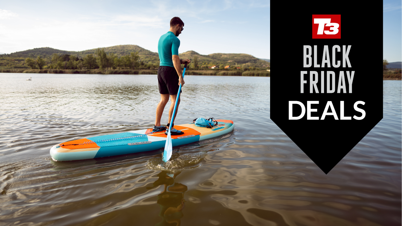 Man on paddleboard