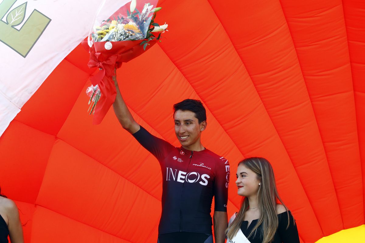 Egan Bernal took second place