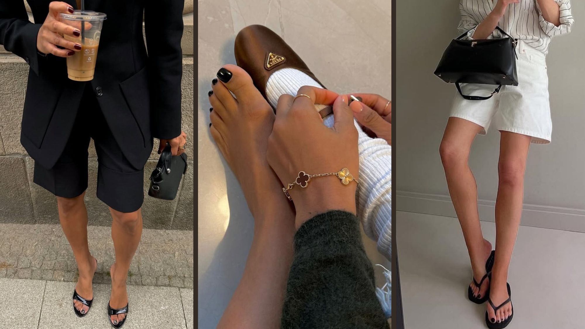 Suddenly, the Onyx Pedicure Is Summer’s Dominating Trend