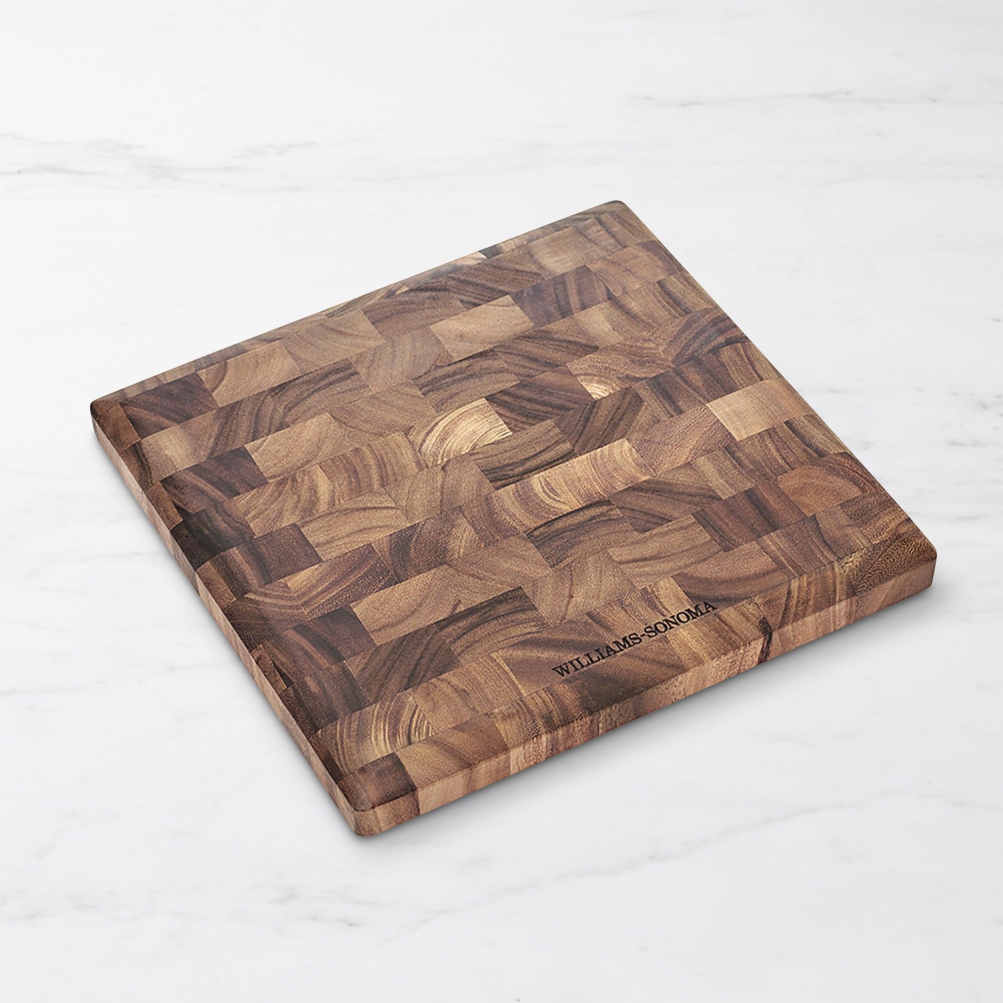 End grain acacia wood cutting board