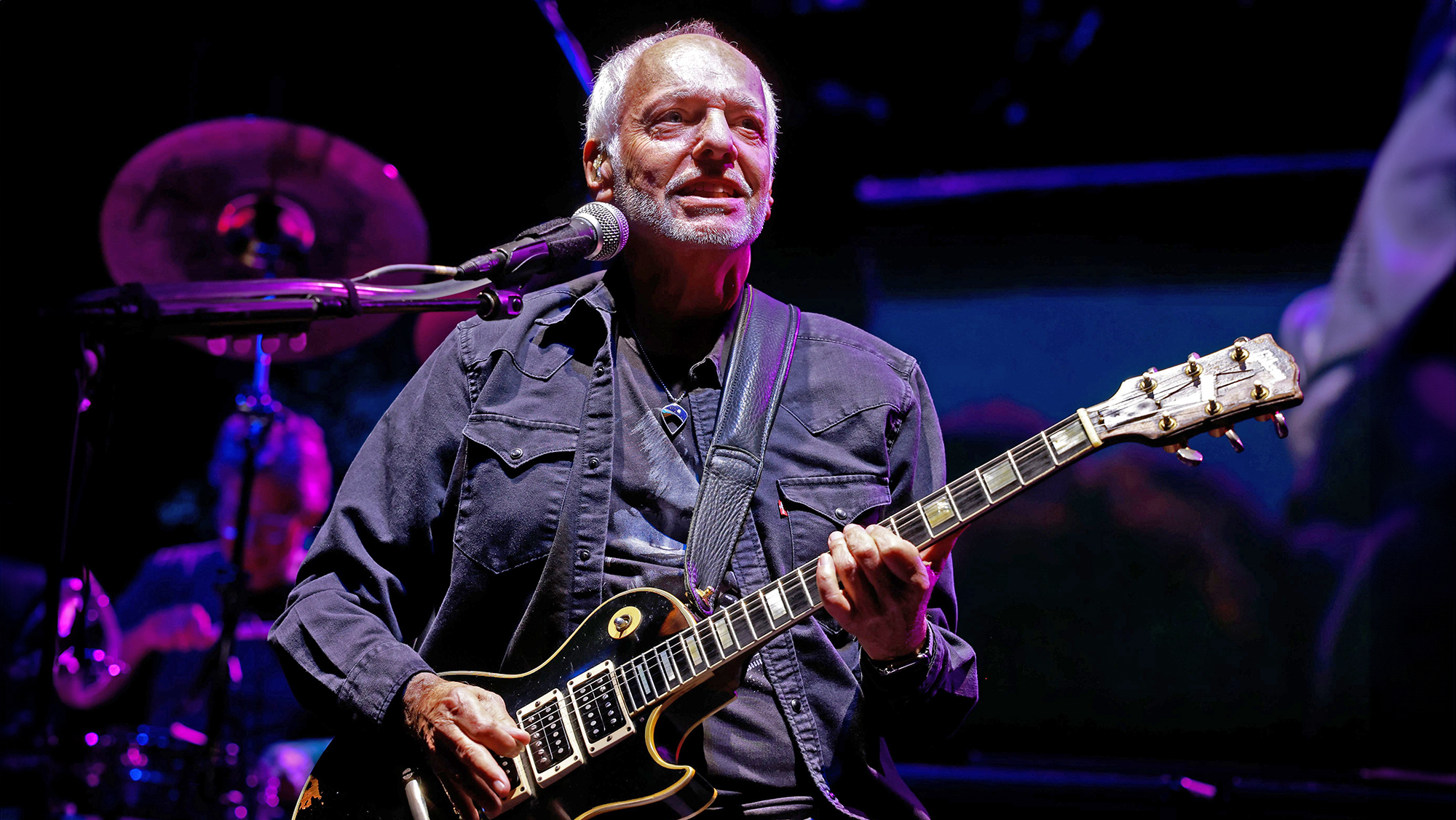 Peter Frampton performs at the 2025 Backyard Concert supporting Teen Cancer America and the UCLA Health Center, in Pacific Palisades, California, October 3, 2025.