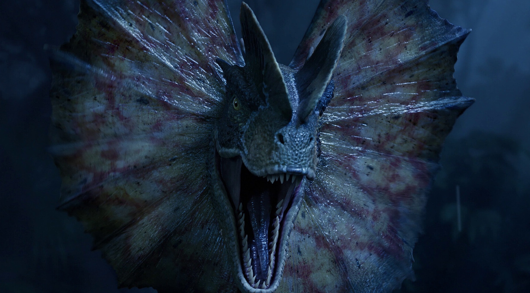 A dinosaur preparing to attack