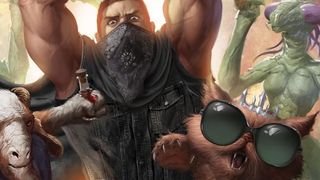 Prepetente, Carl and Donut on the cover of The Butcher's Masquerade