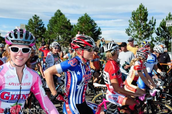 The elite women's front row.