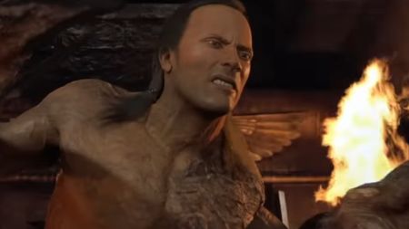 CGI Dwayne Johnson in The Mummy Returns