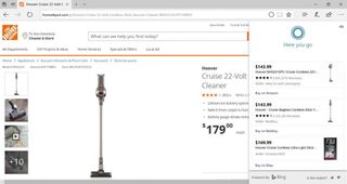 Cortana can now help you find the best prices while shopping in Edge