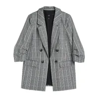 Grey Checked Blazer, was £65 now £50 | River Island