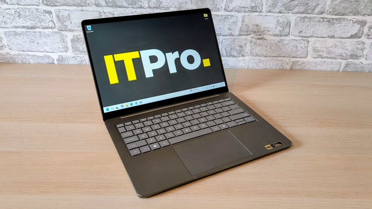 The Acer Swift Air 14 on a desk