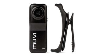 Product shot of the Veho Muvi HD10X Micro Camcorder