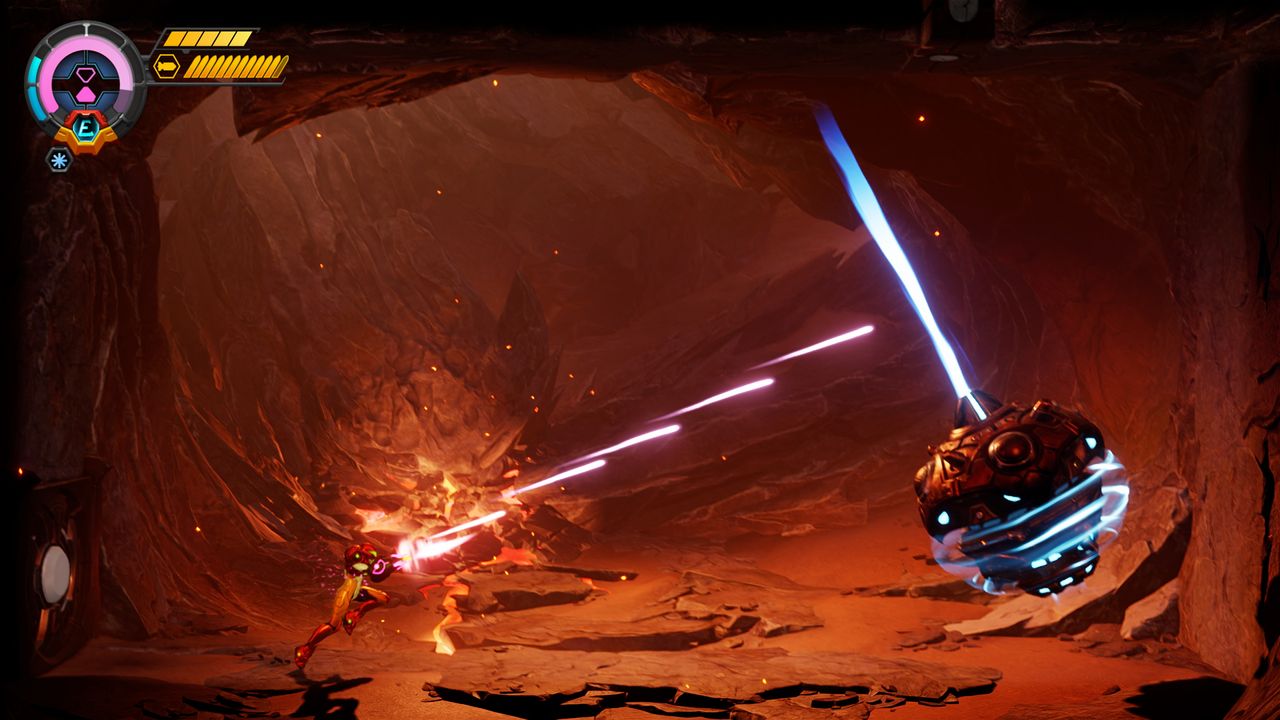 Metroid Ravenous gameplay screenshot captured on Nintendo Switch 2