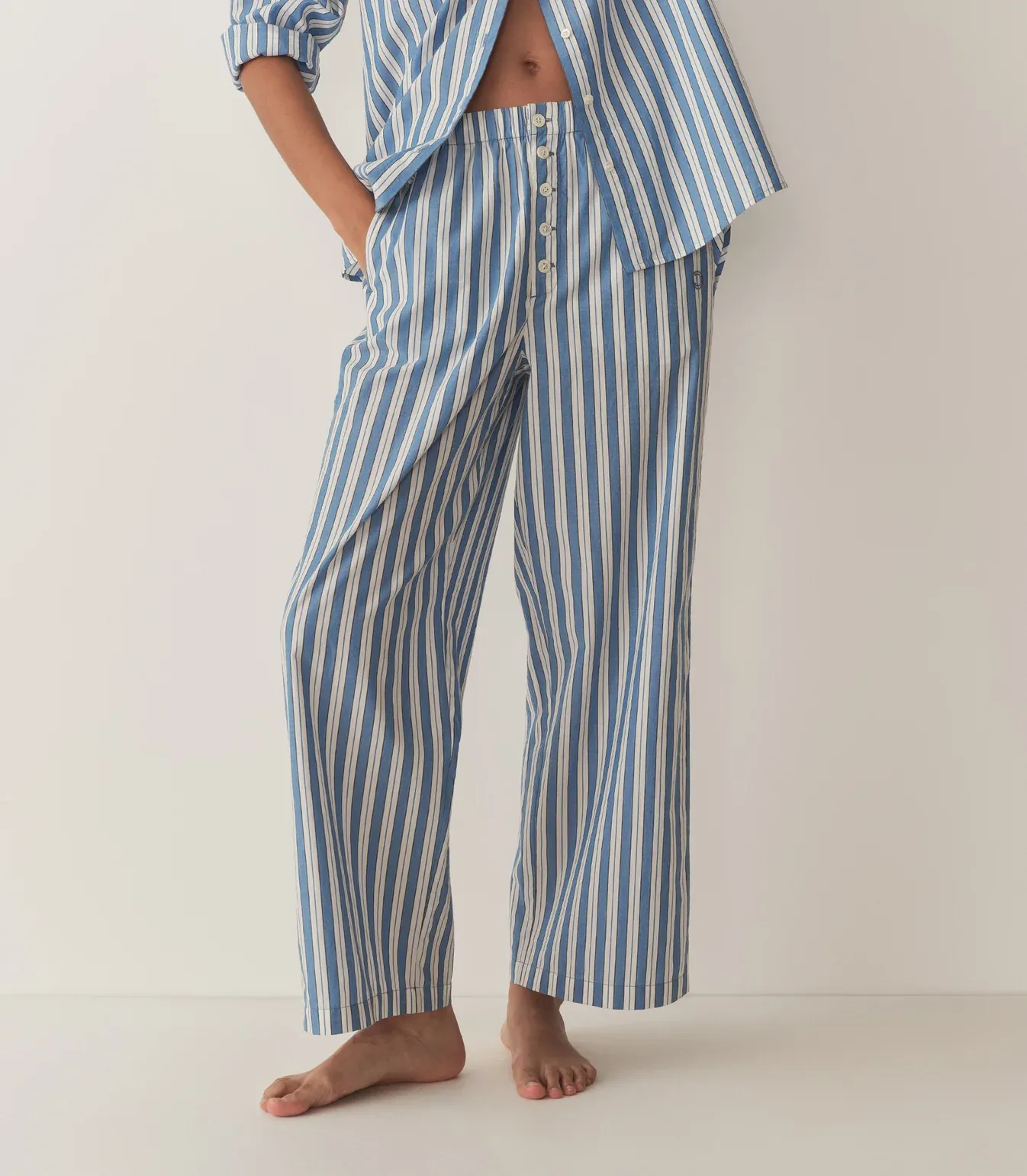 DÔEN, Morgan Pant -- Lucerne Stripe