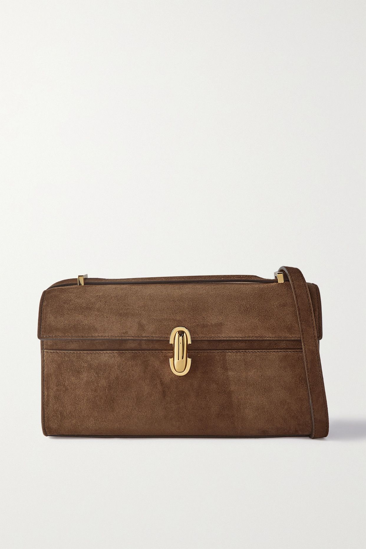 Symmetry 26 Suede Shoulder Bag