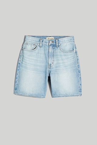 Madewell Baggy Jean Shorts in Bessmund Wash