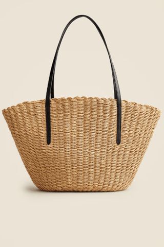 J.Crew Woven Straw Tote