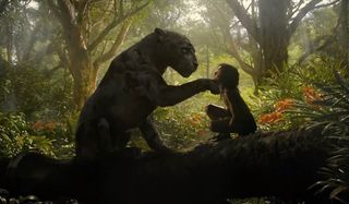 Mowgli Bagheera tells Mowgli to chin up