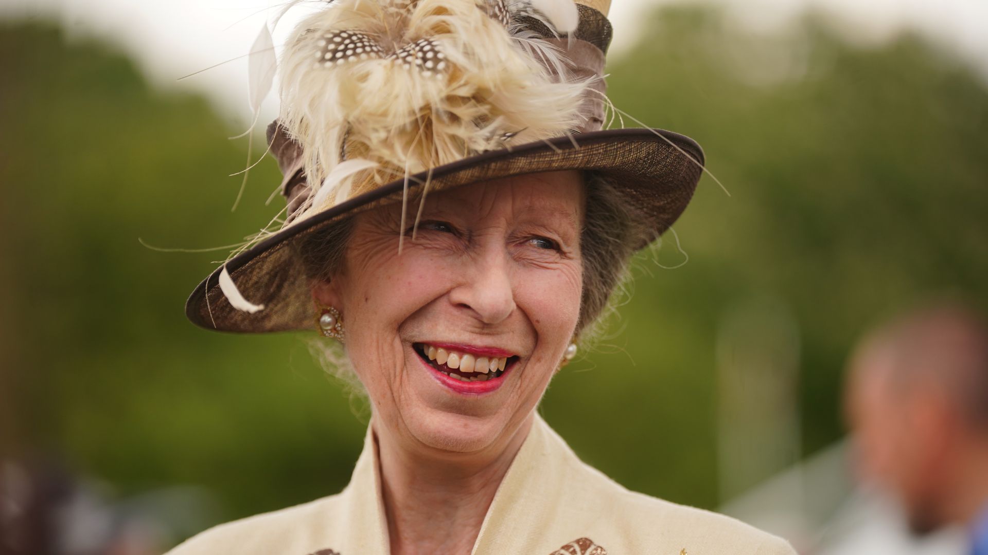 Princess Anne attends the Not Forgotten Association Annual Garden Party at Buckingham Palace on May 17, 2024 