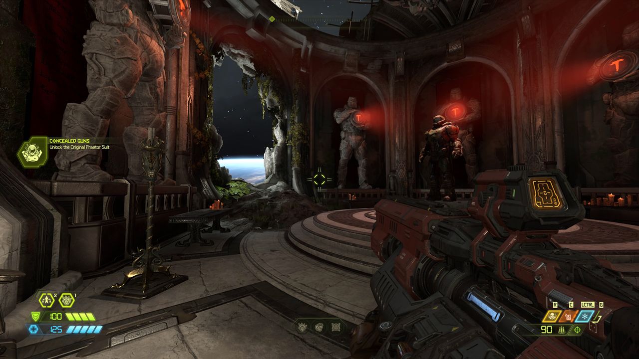 doom eternal cheat codes - all runes - fortress of doom
