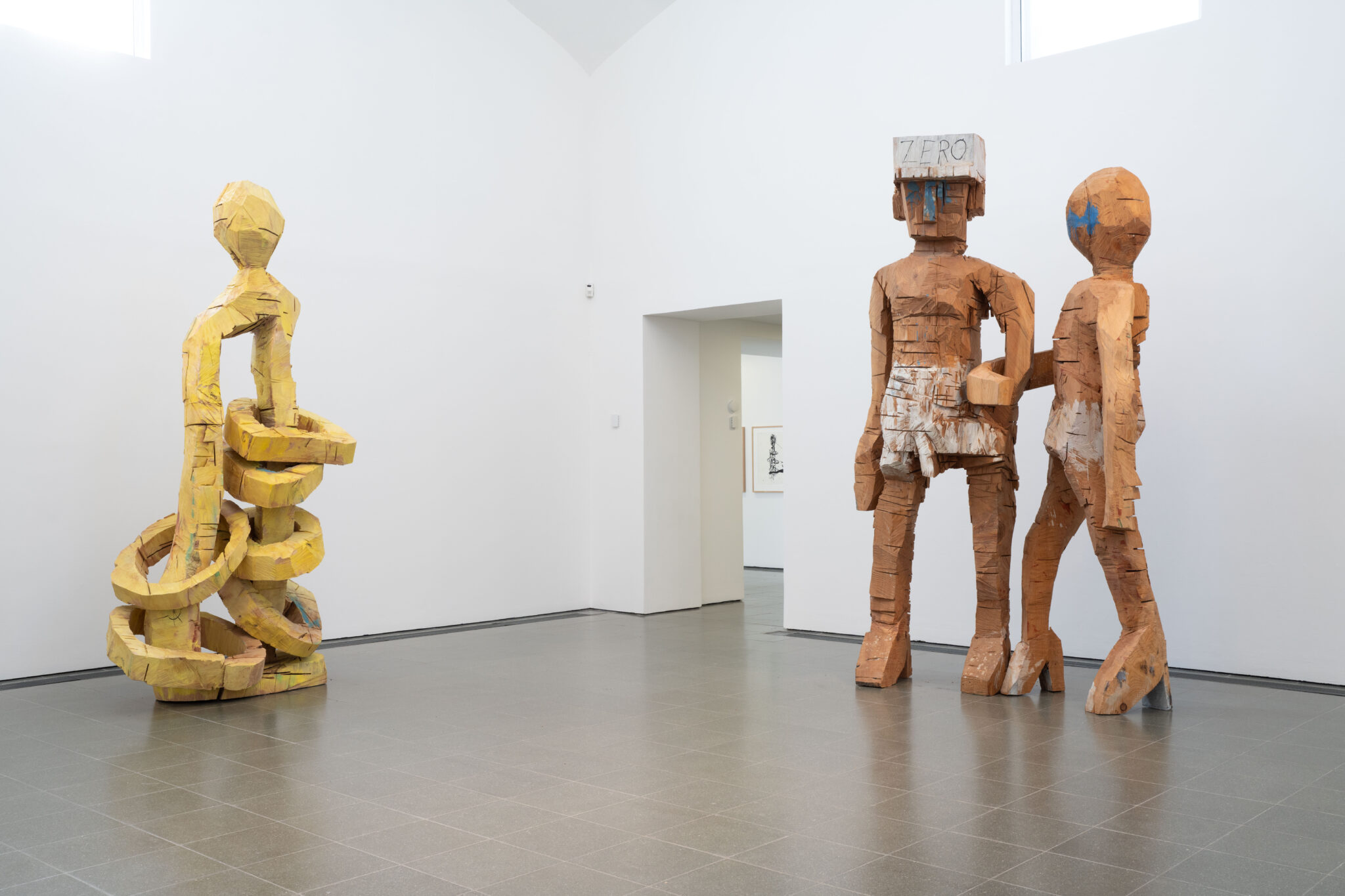 An oxymoron of frailty': Georg Baselitz's golem-like sculptures settle into  the Serpentine