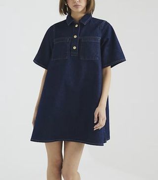 Image of denim dress