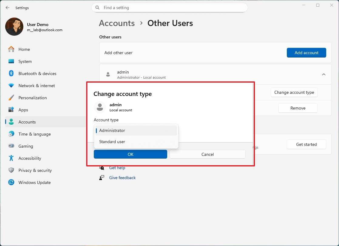 Other Uses new dialog design