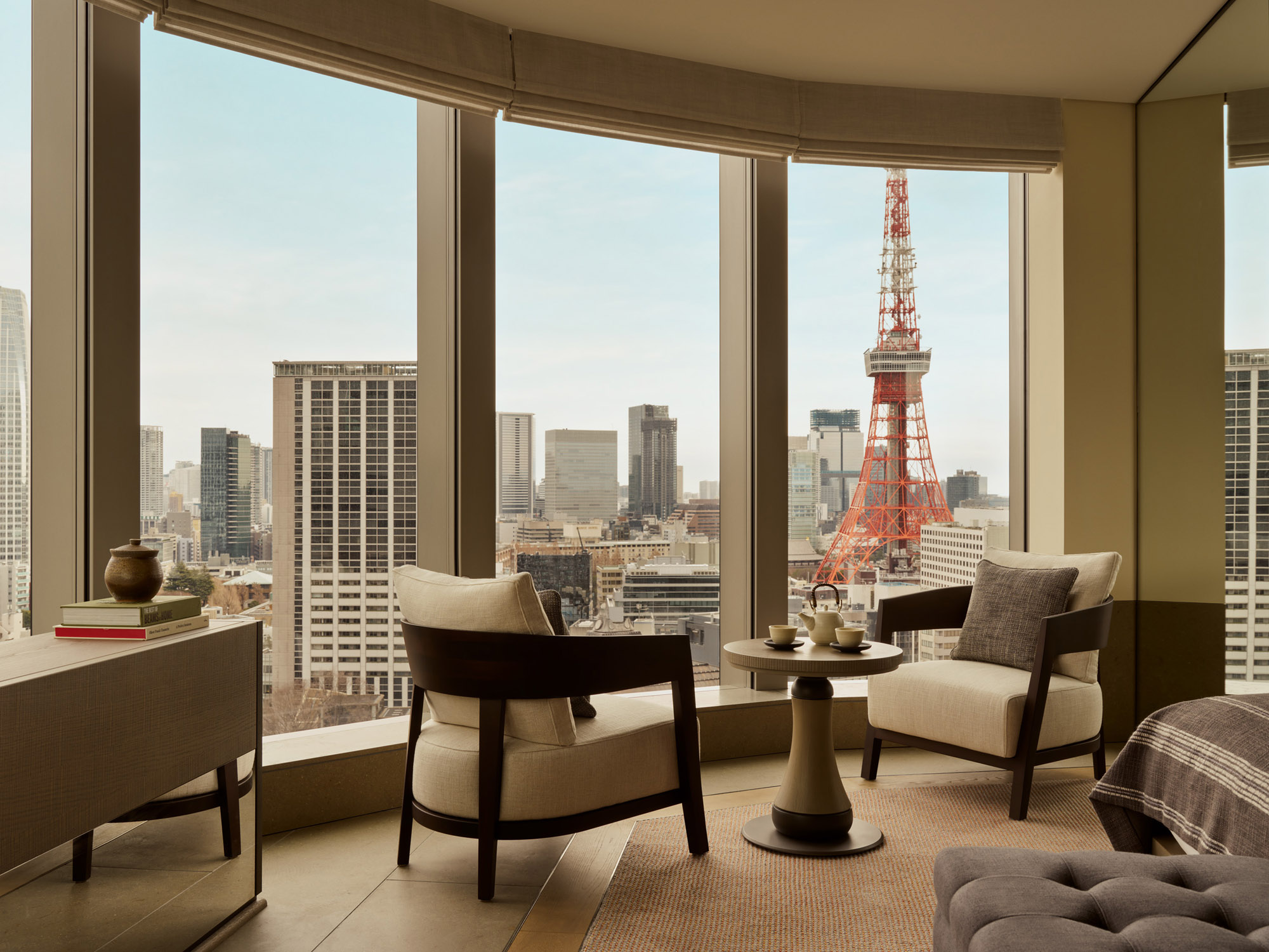 View of Tokyo Tower from bedroom