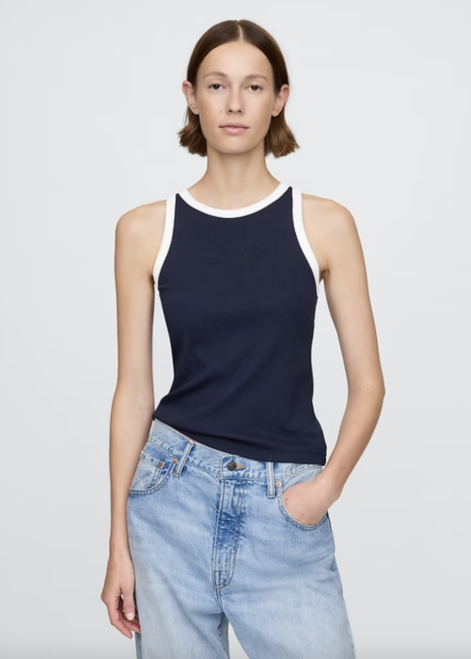 Gap, Modern Rib Halter Tank Top