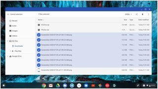 Chromebook Zip Files Select All