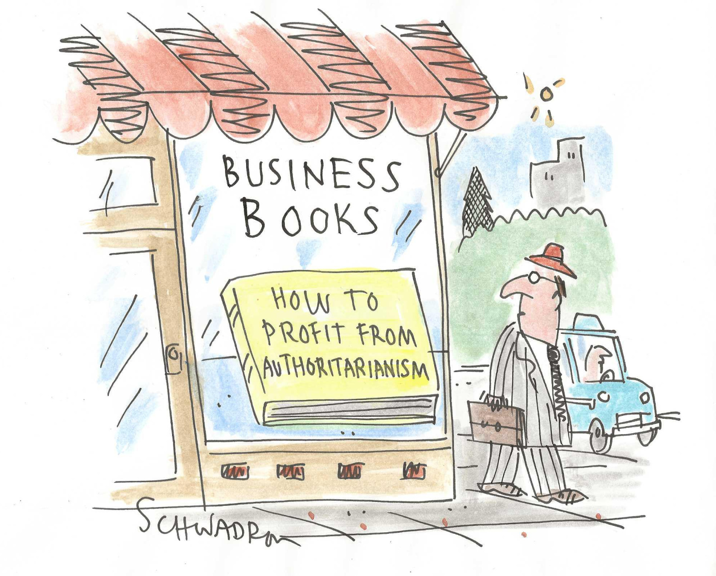 Political cartoon