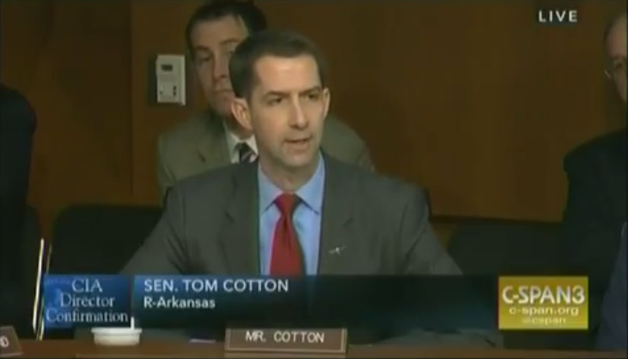 Tom Cotton. 