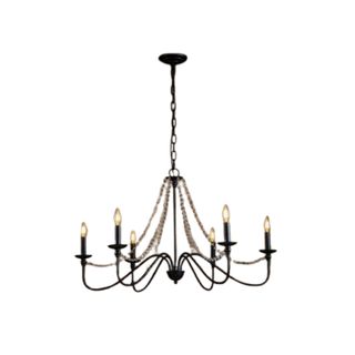 Ophelia & Co. Remi Chandelier candle chandelier in black