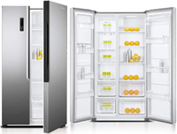 Super General 429 Liters Side By Side Double-Door Refrigerator: AED 1684 - AED 1,499 at Amazon