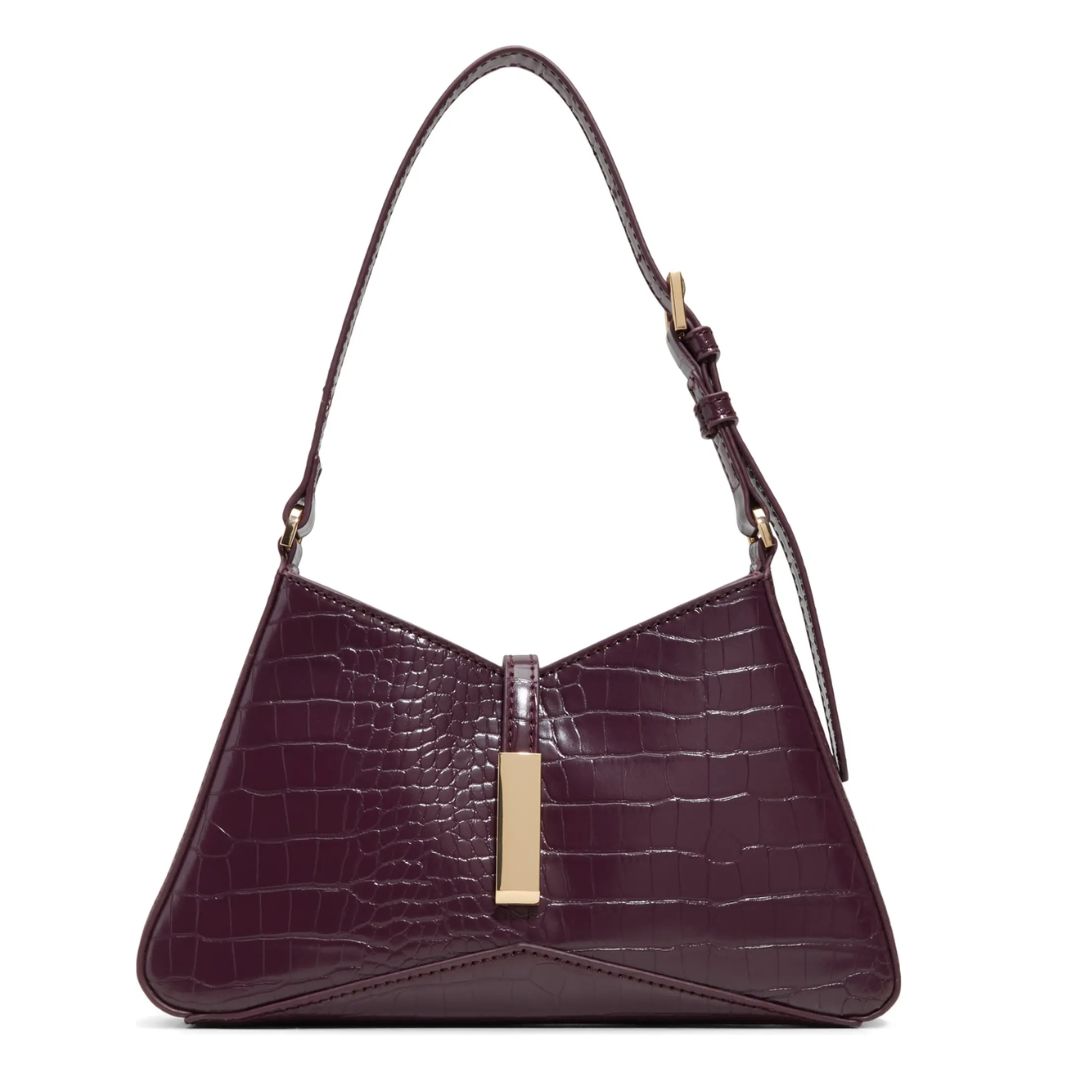 Aldo Julietta Croc Embossed Shoulder Bag