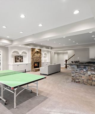 Zac Brown's game room