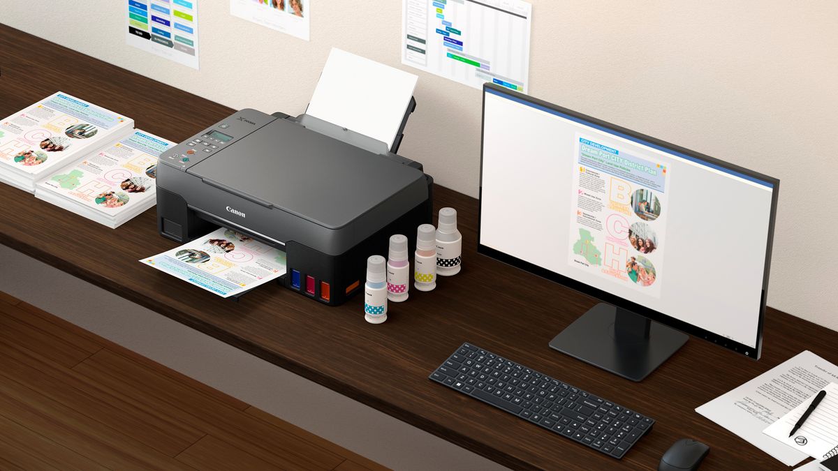 Canon S New Pixma G Series Megatank Printers Take On The Home Office