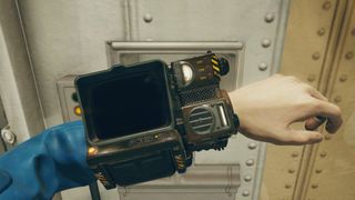 Fallout 76's Pip-Boy 2000 Mk VI, as featured in-game.