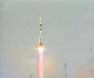 Rocket Blasts Off to Double Space Station Crew