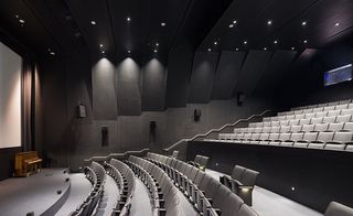 Interior view of the Barbro Osher Theatre
