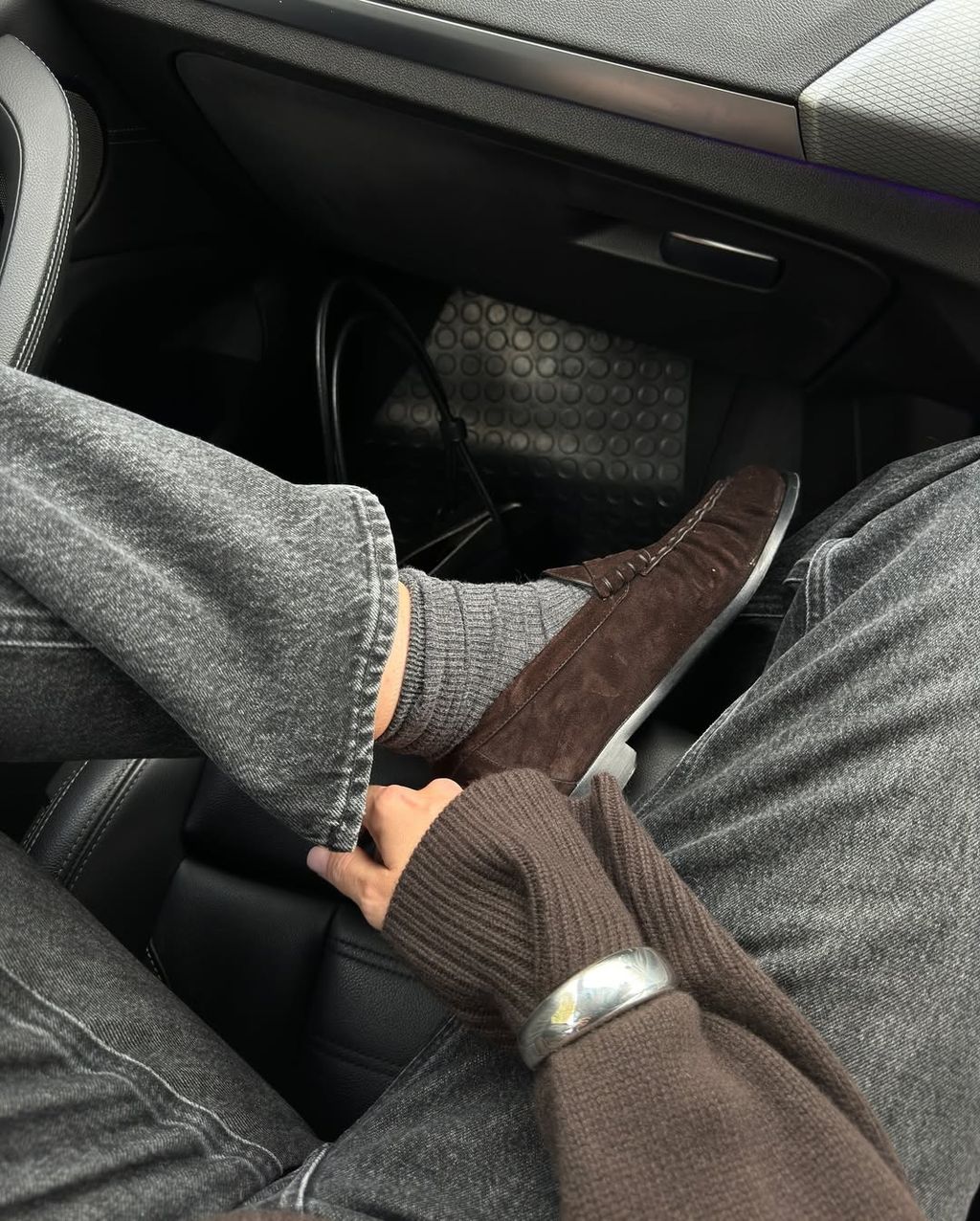 Lace-up suede Loafers